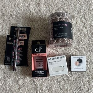 Bareminerals & Morphe setting powder IT mascara